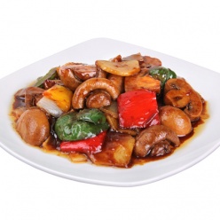 Шампиньоны жаренные с картофелем
