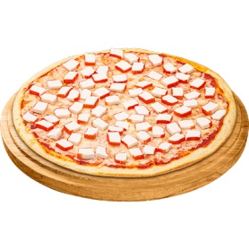 Пицца С крабовыми палочками