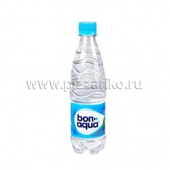 Минеральная вода Бон Аква не газированная 0,5 л.