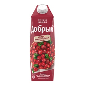 Морс клюквенный 1 л.