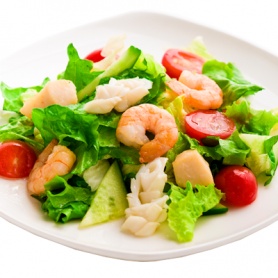 Салат с морепродуктами