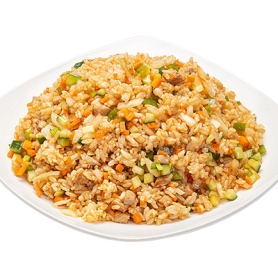 Рис жаренный со свининой