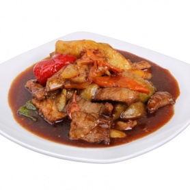 Баклажаны жаренные со свининой