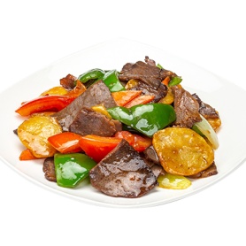 Говядина с картофелем и овощами