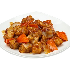 Минтай в крахмальном соусе