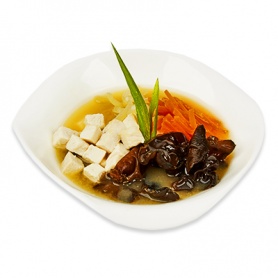 Суп грибной с курицей